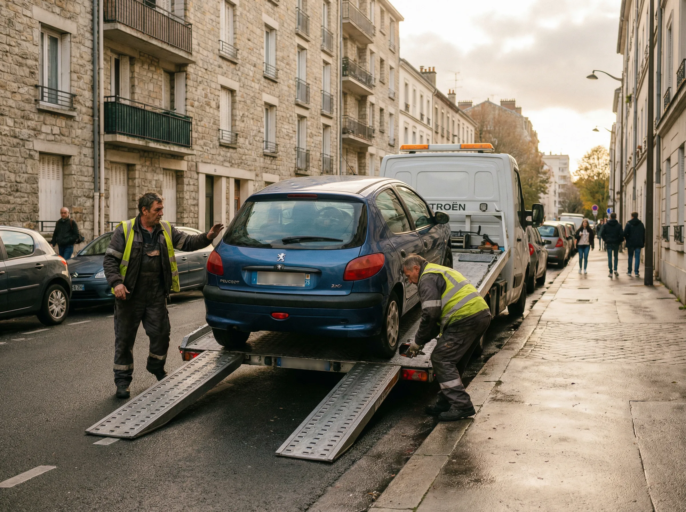 Équipe DG L'Épaviste en intervention